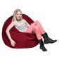 Jaxx 4" Cocoon Kids Bean Bag in Cherry, , large