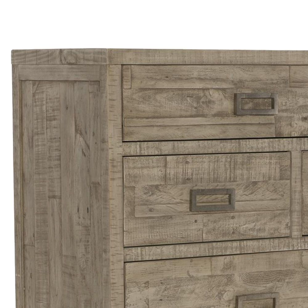 Bernhardt Highland Park Shaw 7-Drawer Dresser in Morel and Glazed Silver, , large