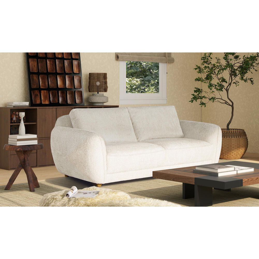Jennifer Taylor Home Sharon Stationary Sofa in Alpaca Off-White, , large