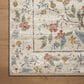 Rifle Paper Co Laurel Peacock Garden 2"8" x 8" Cream Runner, , large