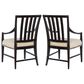 Hooker Furniture Big Sky Arm Chair with Beige Cushion in Vintage Natural (Set of 2), , large