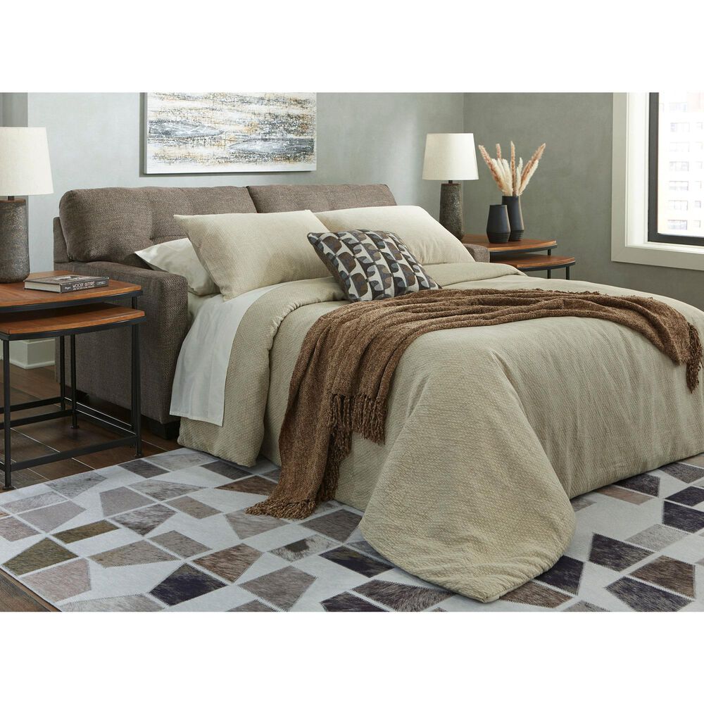 Ashley Mahoney Full Sleeper Sofa in Chocolate, , large