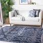 Safavieh Adirondack ADR206N 4" x 6" Navy and Silver Area Rug, , large