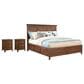 Hawthorne Furniture San Mateo King Storage Bed with Two Nightstands in Tuscan, , large