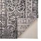 Feizy Kano 3871F 5"3" x 7"6" Charcoal and Ivory Area Rug, , large