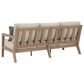 Ashley Hallow Creek Patio Sofa in Beige, , large