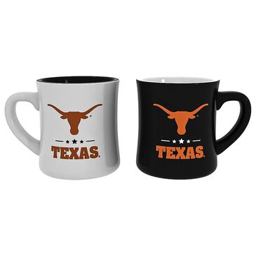 Cypress 2-Piece 10 Oz University of Texas Ceramic Cup Set in Black and White, , large