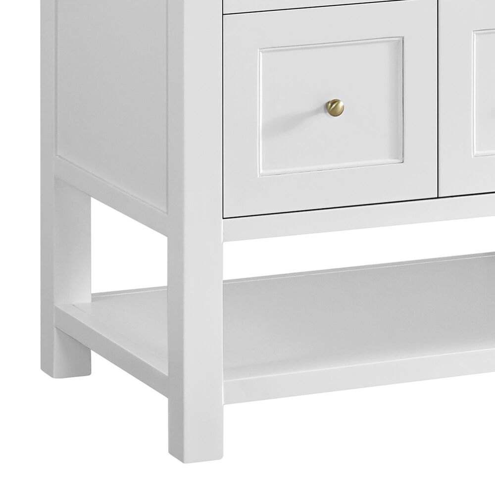 James Martin Vanities Breckenridge 60&quot; Single Bathroom Vanity Cabinet in Bright White, , large