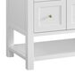 James Martin Vanities Breckenridge 60" Single Bathroom Vanity Cabinet in Bright White, , large