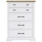 Ashley 5-Piece Queen Bedroom Set in White and Natural, , large