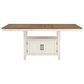 Steve Silver Hyland Counter Table with 20" Leaf in Milk and Honey - Table Only, , large