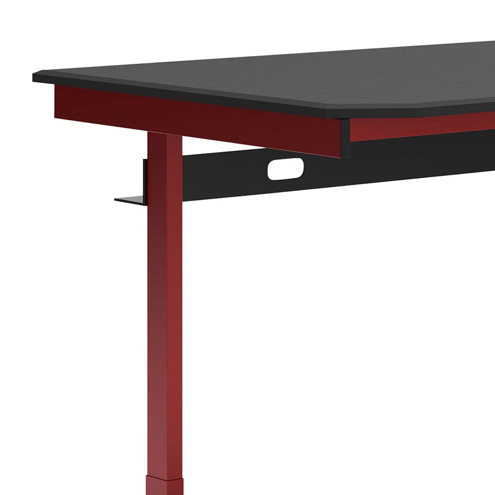 Ashley Lynxtyn Computer Desk in Red and Black, , large