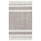 Surya Primrose PRM-2301 5" x 7"6" Light Grey, Taupe, Sage, Ivory, Beige and Charcoal Area Rug, , large