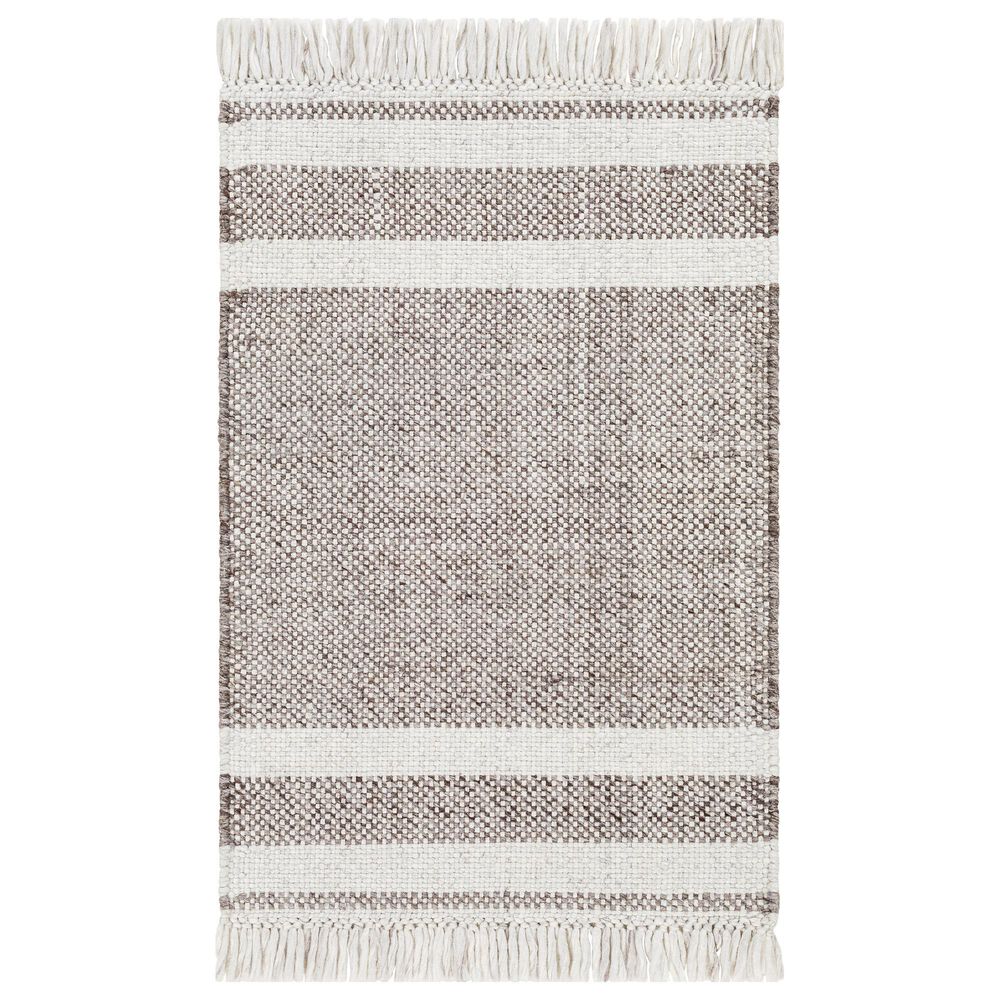 Surya Primrose PRM-2301 5" x 7"6" Light Grey, Taupe, Sage, Ivory, Beige and Charcoal Area Rug, , large