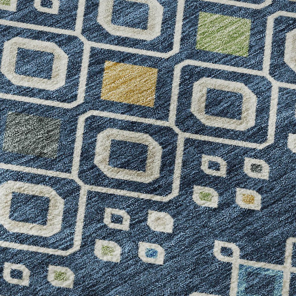 Dalyn Rug Company Neo NO12 1&#39;8&quot; x 2&#39;6&quot; Navy Area Rug, , large