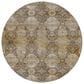 Dalyn Rug Company Aristo AR8 Coffee 8" Round Area Rug, , large
