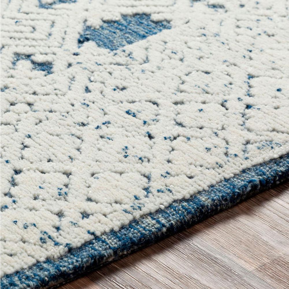 Surya Louvre Dark Blue, Cream and Pale Blue 10&#39; x 14&#39; Area Rug, , large