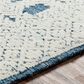 Surya Louvre Dark Blue, Cream and Pale Blue 10" x 14" Area Rug, , large
