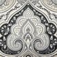 Royal Court Messina 3-Piece King/California King Comforter Set in Black, Grey and Silver, , large