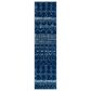 Safavieh Tulum TUL229N 2" x 5" Navy and Ivory Runner, , large