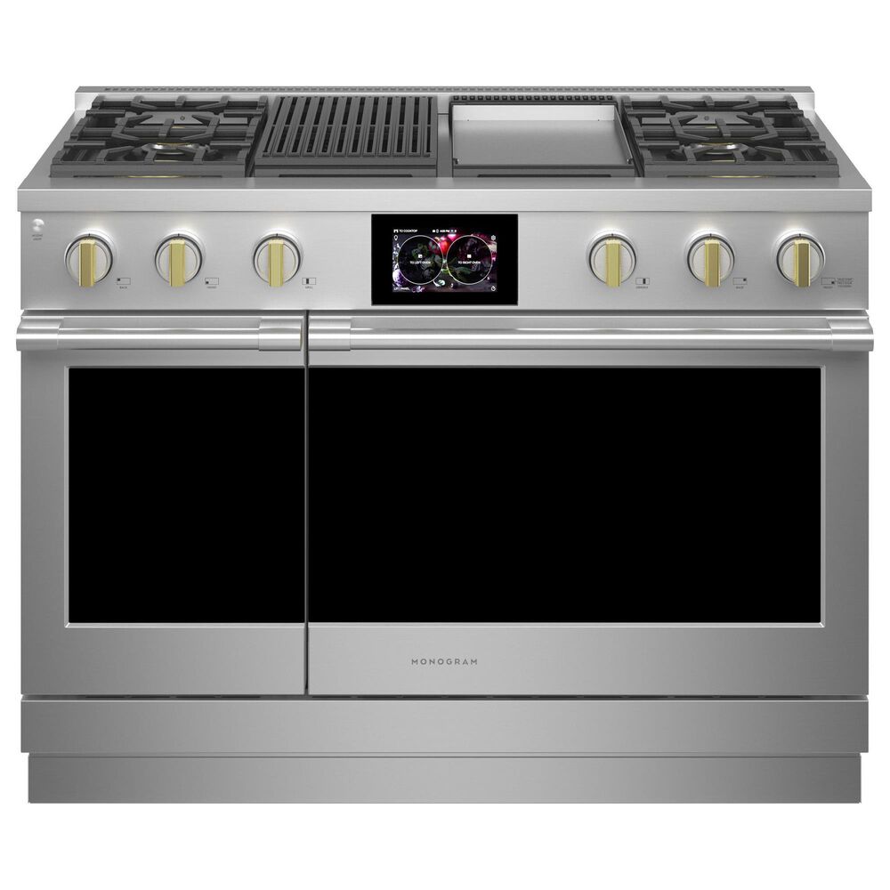Monogram 48" DualFuel Professional Range with 4 Burners, Grill and