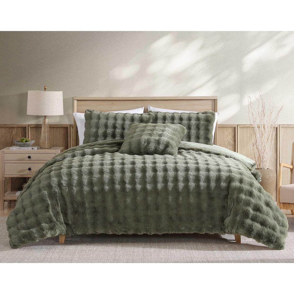 Hallmart Collectibles Bubble 20&quot; x 20&quot; Square Throw Pillow in Green, , large