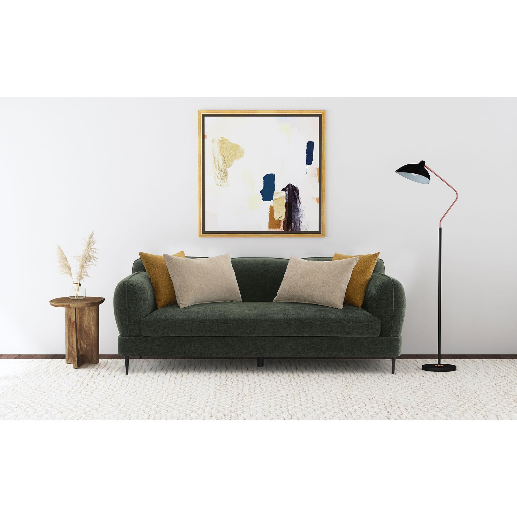 Coaster Jade Stationary Sofa in Green