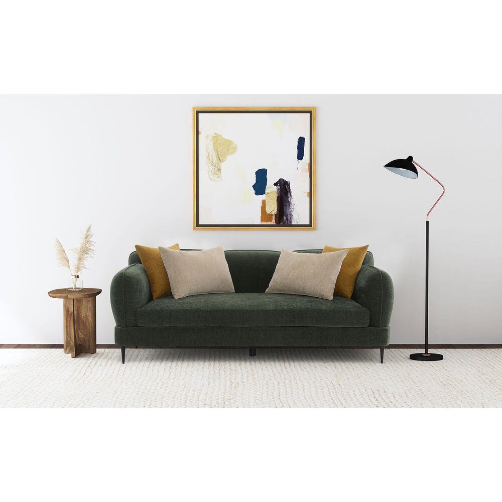 Coaster Jade Stationary Sofa in Green, , large