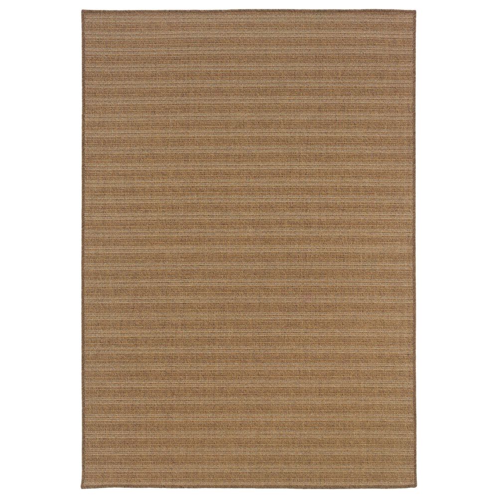 Oriental Weavers Karavia 001X Brown 3'7" x 5'6" Area Rug, , large