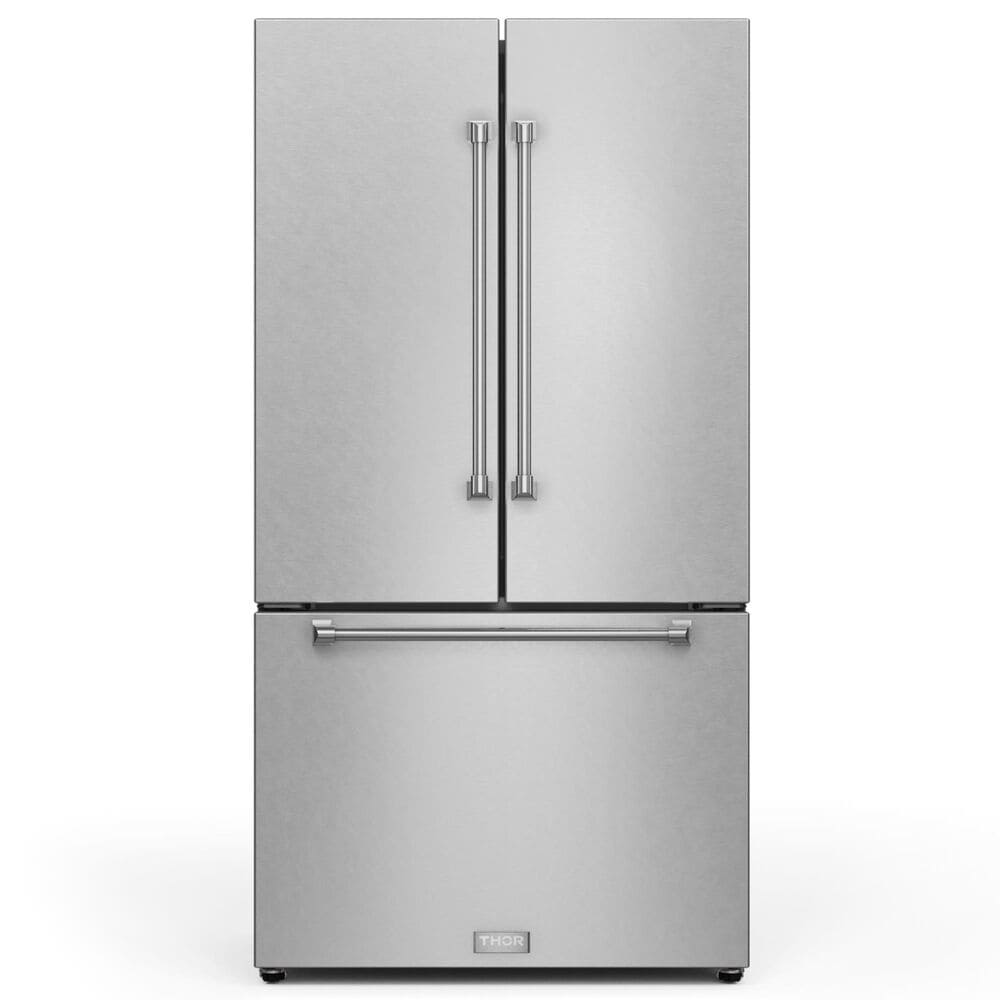 Thor Kitchen Gordon Ramsay 20.3 Cu. Ft. 3-Door French Door Refrigerator in Stainless Steel, , large