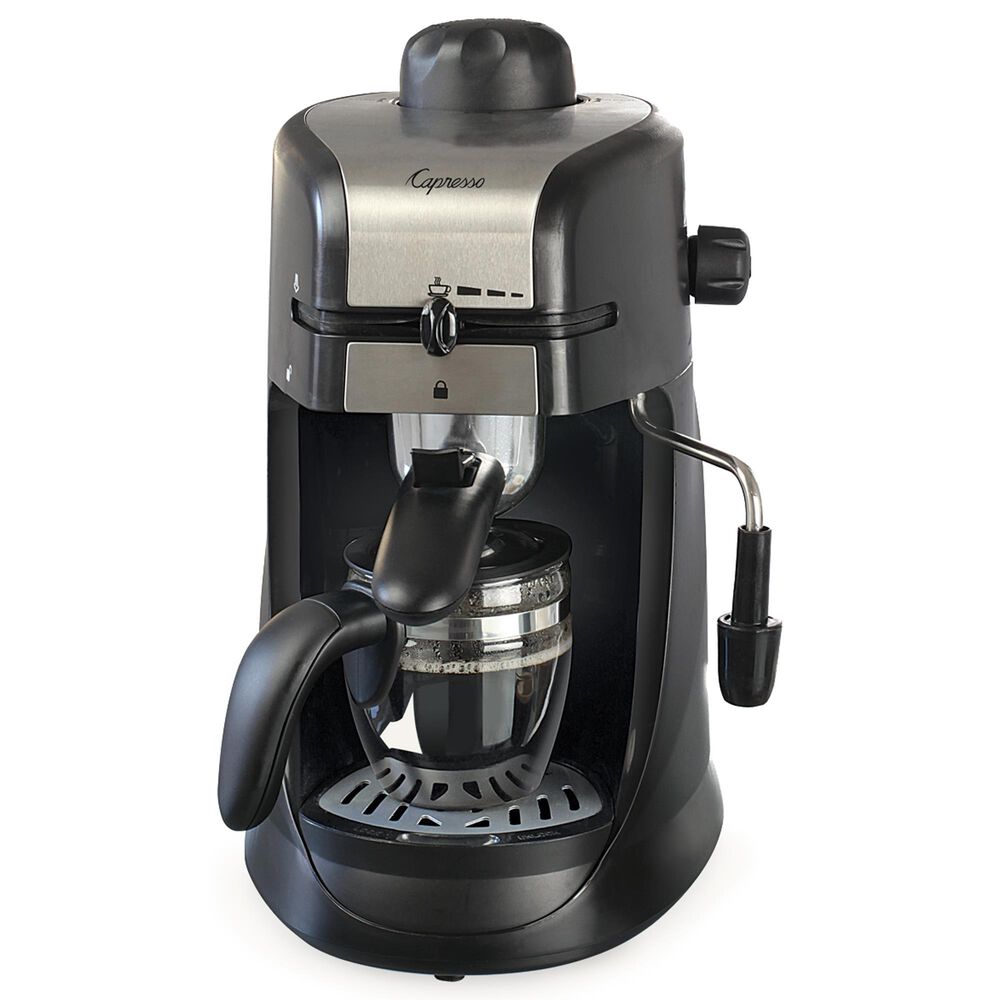 Jura 12 Oz Steam Pro Espresso and Cappuccino Machine in Black and Stainless Steel, , large