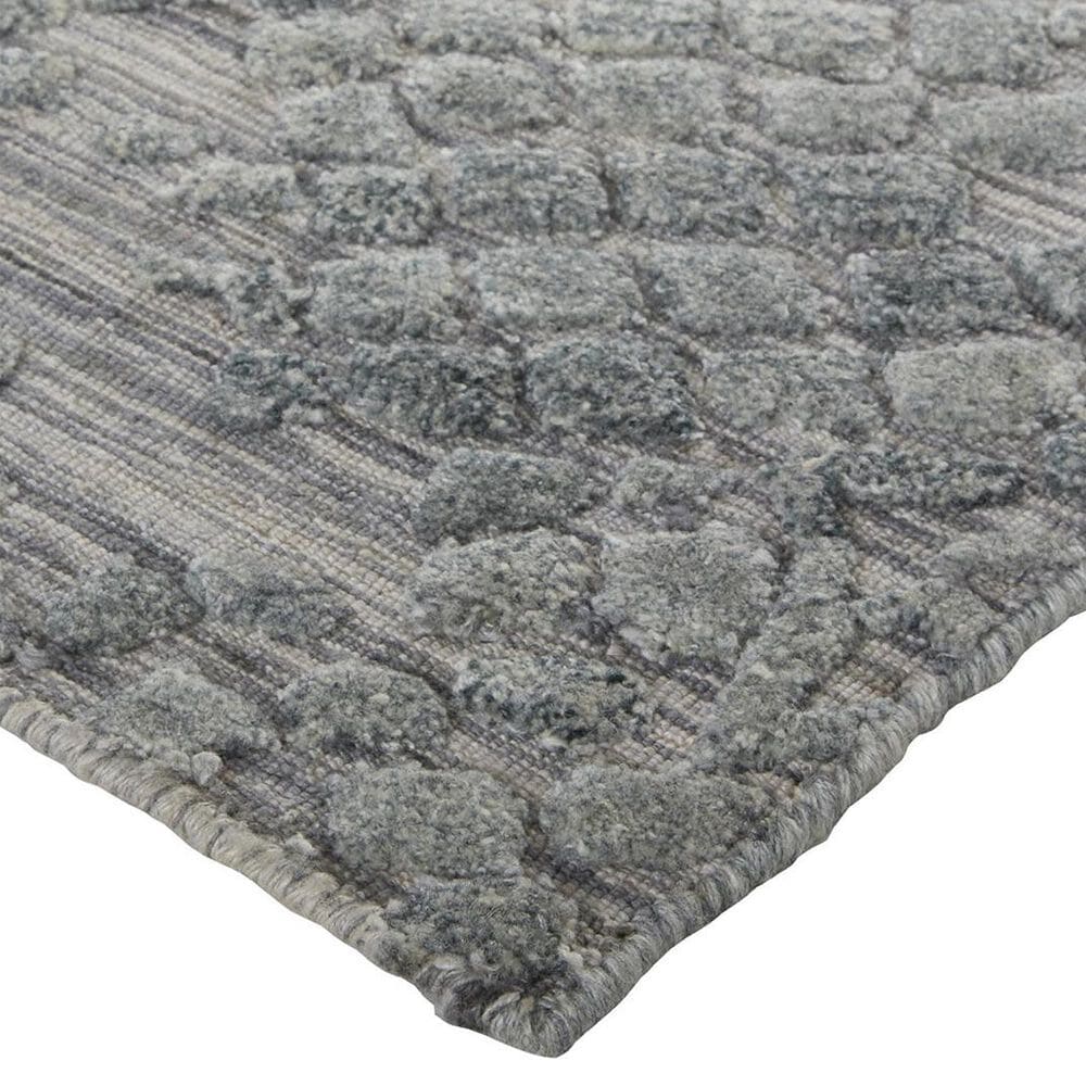 Feizy Elias 2&#39;9&quot; x 10&#39; Gray and Multicolor Runner, , large