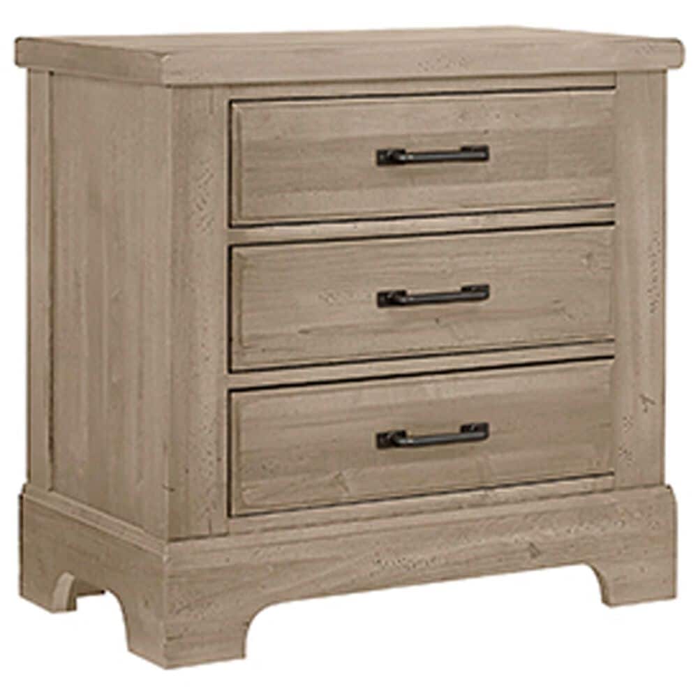 Viceray Collections Cool Rustic 3-Drawer Nightstand in Clear Maple, , large