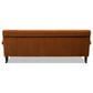 Jennifer Taylor Home Alana Stationary Sofa in Burnt Orange Velvet, , large