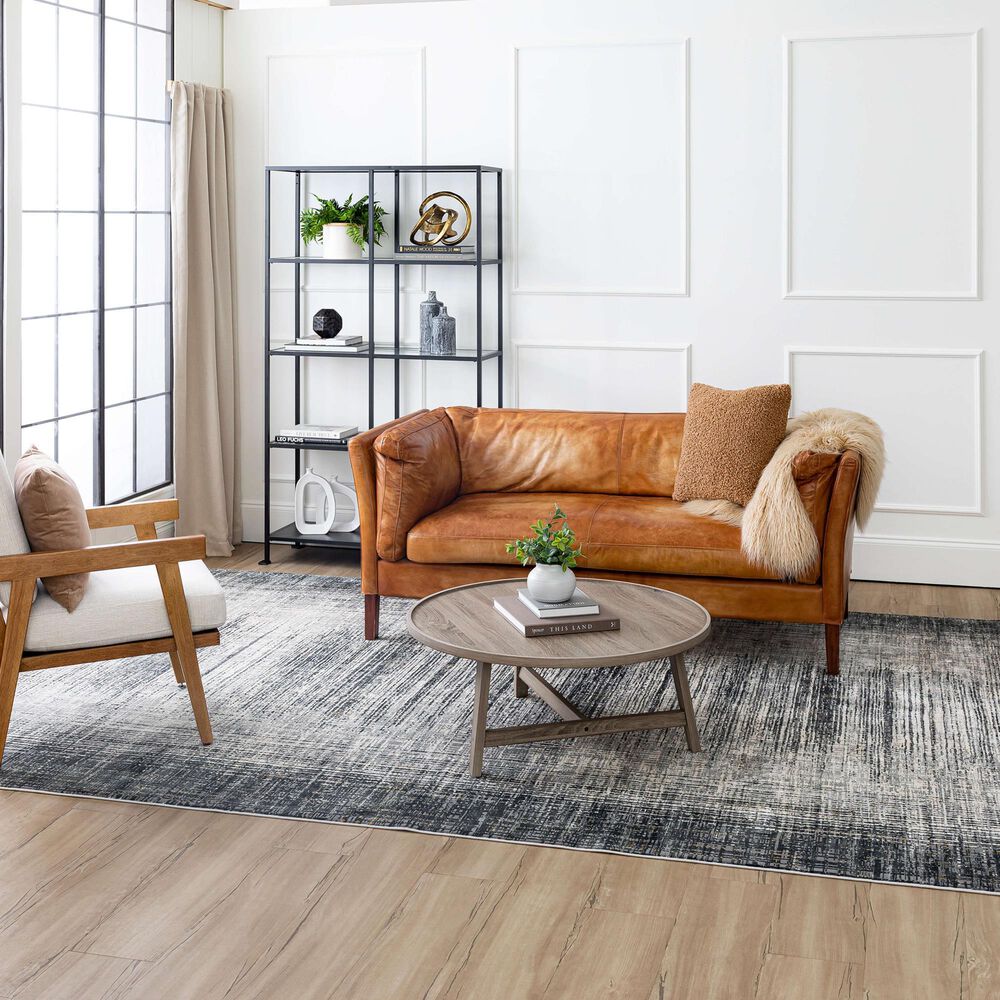 Karastan Tryst Turin Anthracite 9' x 12' Area Rug, , large