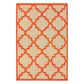 Oriental Weavers Cayman 660O 7"10" x 10"10" Sand/Orange Area Rug, , large