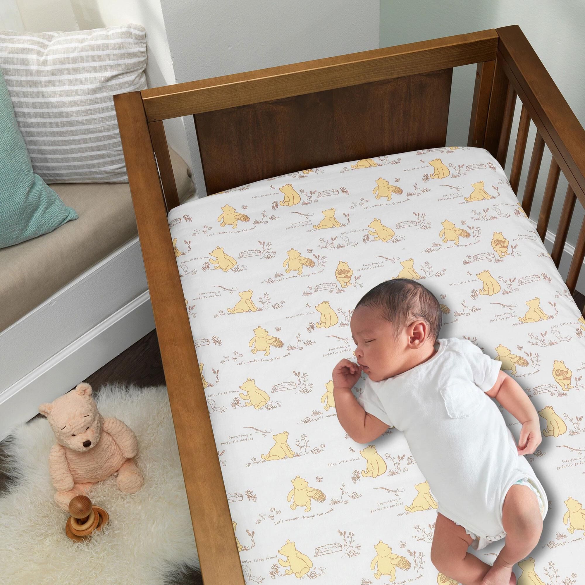 Gold on sale crib set
