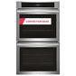Frigidaire 2-Piece Kitchen Package with 30" Double Electric Wall Oven and 30" Gas Cooktop in Stainless Steel, , large