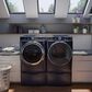 GE Appliances Front Load Washer and Gas Dryer with Pedestal in Black, , large