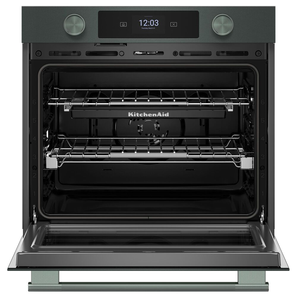KitchenAid 2-Piece Kitchen Package with Juniper 30" Smart Single Wall Oven and Black 36" Induction Cooktop, , large