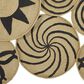 Maple and Jade 29" x 44" Eclectic Abstract Wall Decor in Black and Brown, , large
