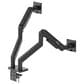 MSI Full-Motion Dual Monitor Desk Mount for 17 to 45" Displays in Matte Black, , large