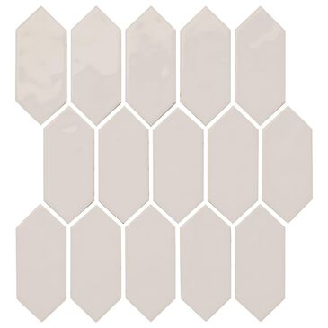 Dal-Tile Mythology Olympus 2" x 5" Picket Undulated on 11.125" x 12.25" Ceramic Mosaic Sheet, , large