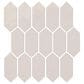 Dal-Tile Mythology Olympus 2" x 5" Picket Undulated on 11.125" x 12.25" Ceramic Mosaic Sheet, , large