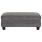 Moore Furniture Eastbrook Ottoman in Shasta Charcoal, , large