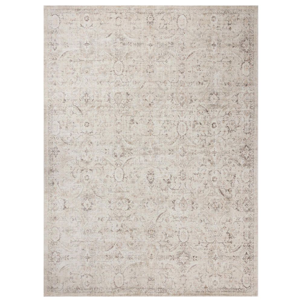Loloi Marcella Cream and Pebble 8"6" x 11"6" Area Rug, , large