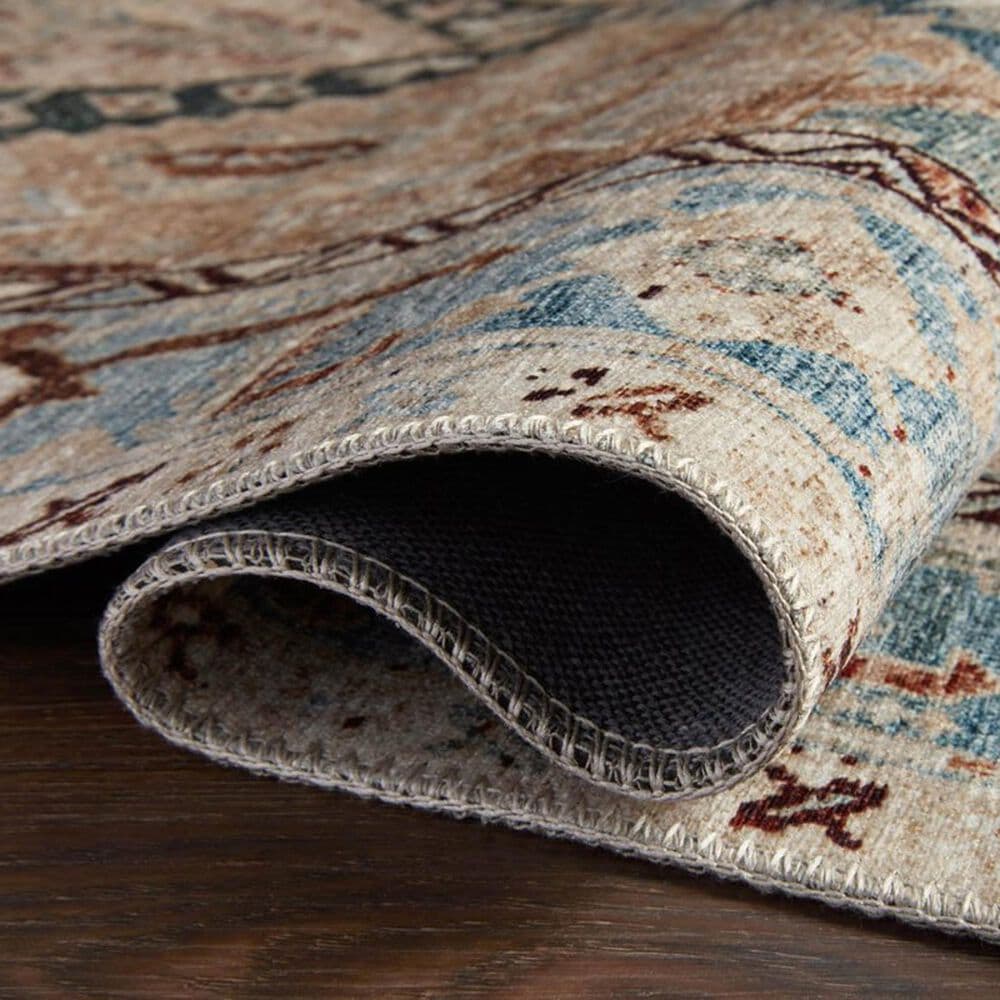 Magnolia Home Lenna LEA-05 5&#39; x 7&#39;6&quot; Denim and Sand Area Rug, , large