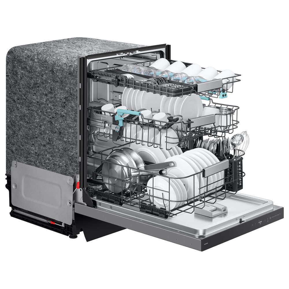 Samsung 24&quot; Bespoke Auto Open Door Dishwasher with 3rd Rack Washing System in Fingerprint Resistant Stainless Steel, , large