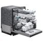 Samsung 24" Bespoke Auto Open Door Dishwasher with 3rd Rack Washing System in Fingerprint Resistant Stainless Steel, , large
