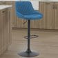 Armen Living Anibal Swivel Adjustable Barstool in Black, , large